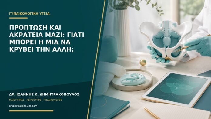 Πρόπτωση και ακράτεια μαζί: γιατί μπορεί η μία να κρύβει την άλλη;