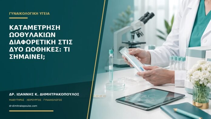 Καταμέτρηση ωοθυλακίων διαφορετική στις δύο ωοθήκες: τι σημαίνει;