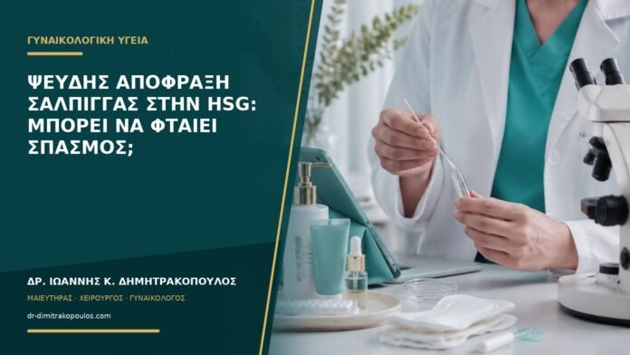 Ψευδής απόφραξη σάλπιγγας στην HSG: μπορεί να φταίει σπασμός;