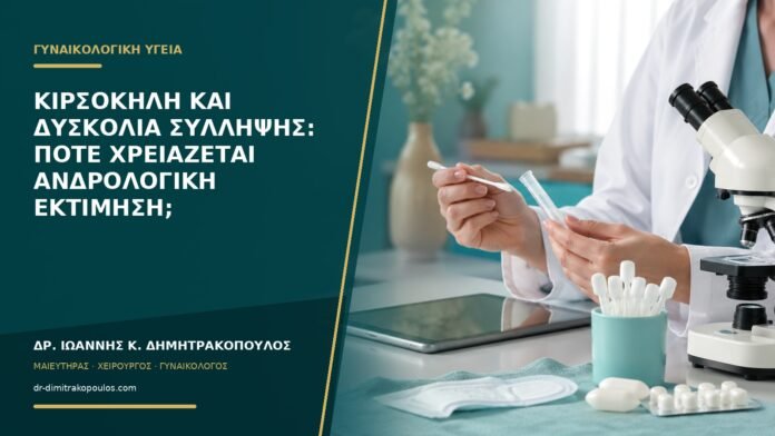 Κιρσοκήλη και δυσκολία σύλληψης: πότε χρειάζεται ανδρολογική εκτίμηση;