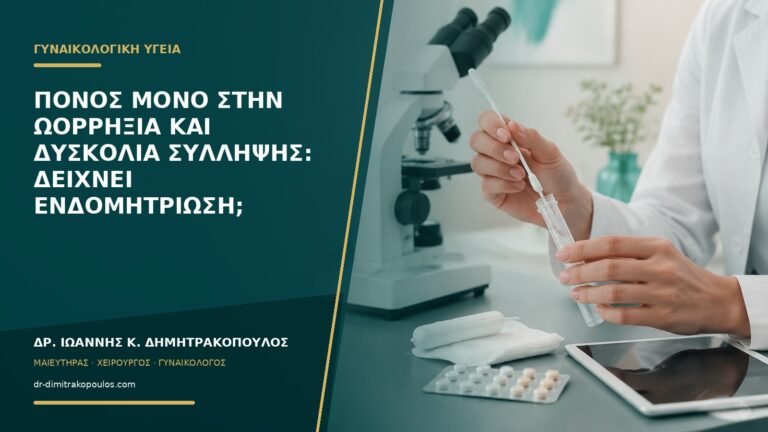 Πόνος μόνο στην ωορρηξία και δυσκολία σύλληψης: δείχνει ενδομητρίωση;
