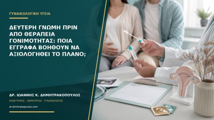 Δεύτερη γνώμη πριν από θεραπεία γονιμότητας: ποια έγγραφα βοηθούν να αξιολογηθεί το πλάνο;