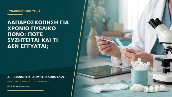 Λαπαροσκόπηση για χρόνιο πυελικό πόνο: πότε συζητείται και τι δεν εγγυάται;