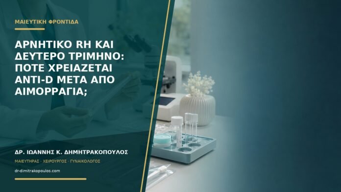 gynaikologikes-ypiresies-b58-46 Αρνητικό Rh και δεύτερο τρίμηνο: πότε χρειάζεται anti-D μετά από αιμορραγία;