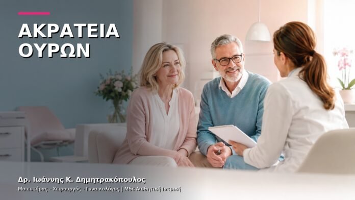 Ακράτεια Ούρων στη Γυναίκα: Έλεγχος και Επιλογές Θεραπείας