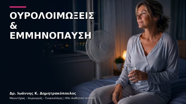 Επαναλαμβανόμενες Ουρολοιμώξεις στην Εμμηνόπαυση: Τι Ελέγχουμε;