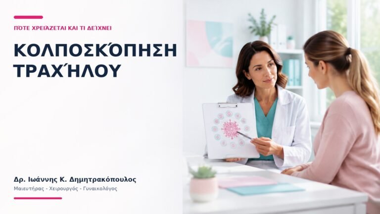Κολποσκόπηση Τραχήλου: Πότε Χρειάζεται και Τι Δείχνει; - Δρ. Ιωάννης Κ. Δημητρακόπουλος
