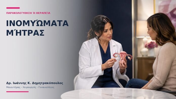 Ινομυώματα Μήτρας: Παρακολούθηση ή Θεραπεία; Ινομυώματα Μήτρας: Παρακολούθηση ή Θεραπεία; - Δρ. Ιωάννης Κ. Δημητρακόπουλος