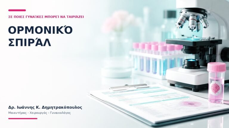 Ορμονικό Σπιράλ: Σε Ποιες Γυναίκες Μπορεί να Ταιριάζει; - Δρ. Ιωάννης Κ. Δημητρακόπουλος
