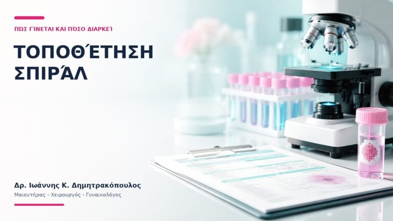 Τοποθέτηση Σπιράλ: Πώς Γίνεται και Πόσο Διαρκεί; - Δρ. Ιωάννης Κ. Δημητρακόπουλος