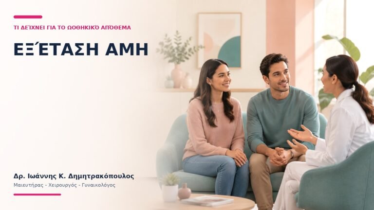 Εξέταση AMH: Τι Δείχνει για το Ωοθηκικό Απόθεμα; - Δρ. Ιωάννης Κ. Δημητρακόπουλος