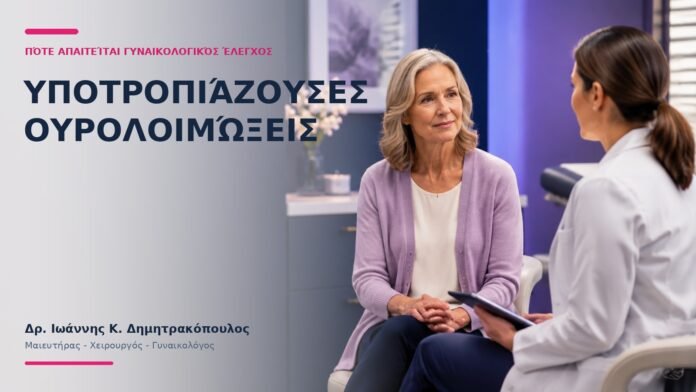 Υποτροπιάζουσες Ουρολοιμώξεις: Πότε Απαιτείται Γυναικολογικός Έλεγχος; Υποτροπιάζουσες Ουρολοιμώξεις: Πότε Απαιτείται Γυναικολογικός Έλεγχος; - Δρ. Ιωάννης Κ. Δημητρακόπουλος