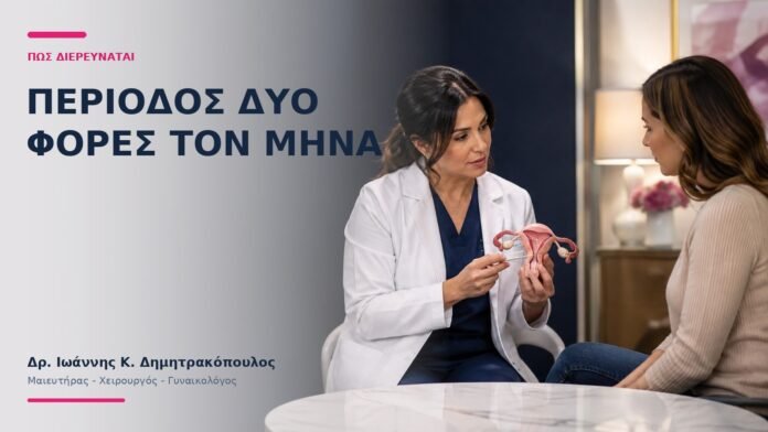 Περίοδος Δύο Φορές τον Μήνα: Πώς Διερευνάται; - Δρ. Ιωάννης Κ. Δημητρακόπουλος