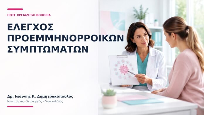 Έλεγχος Προεμμηνορροϊκών Συμπτωμάτων: Πότε Χρειάζεται Βοήθεια; - Δρ. Ιωάννης Κ. Δημητρακόπουλος