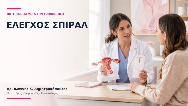 Έλεγχος Σπιράλ: Πότε Γίνεται Μετά την Τοποθέτηση; - Δρ. Ιωάννης Κ. Δημητρακόπουλος