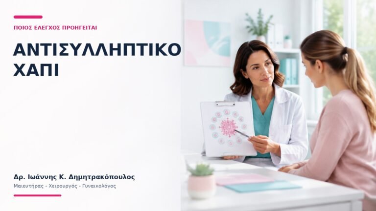 Αντισυλληπτικό Χάπι: Ποιος Έλεγχος Προηγείται; - Δρ. Ιωάννης Κ. Δημητρακόπουλος