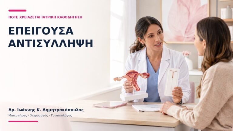 Επείγουσα Αντισύλληψη: Πότε Χρειάζεται Ιατρική Καθοδήγηση; - Δρ. Ιωάννης Κ. Δημητρακόπουλος
