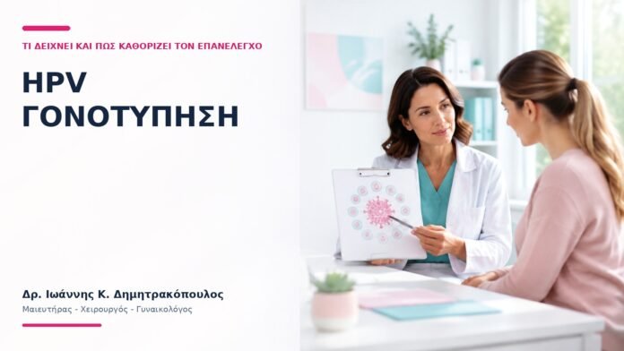 HPV Γονοτύπηση: Τι Δείχνει και Πώς Καθορίζει τον Επανέλεγχο; HPV Γονοτύπηση: Τι Δείχνει και Πώς Καθορίζει τον Επανέλεγχο; - Δρ. Ιωάννης Κ. Δημητρακόπουλος