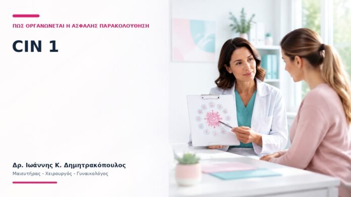 CIN 1: Πώς Οργανώνεται η Ασφαλής Παρακολούθηση; CIN 1: Πώς Οργανώνεται η Ασφαλής Παρακολούθηση; - Δρ. Ιωάννης Κ. Δημητρακόπουλος