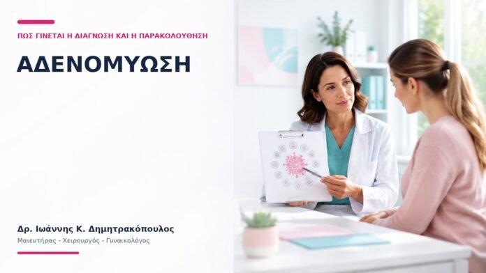 Αδενομύωση: Πώς Γίνεται η Διάγνωση και η Παρακολούθηση; Αδενομύωση: Πώς Γίνεται η Διάγνωση και η Παρακολούθηση; - Δρ. Ιωάννης Κ. Δημητρακόπουλος