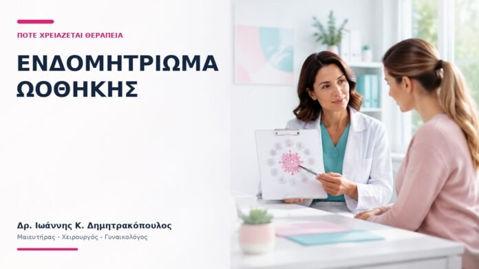 Ενδομητρίωμα Ωοθήκης: Πότε Χρειάζεται Θεραπεία; Ενδομητρίωμα Ωοθήκης: Πότε Χρειάζεται Θεραπεία; - Δρ. Ιωάννης Κ. Δημητρακόπουλος