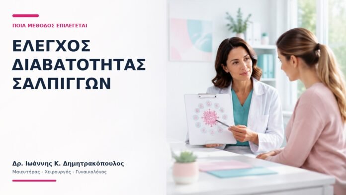 Έλεγχος Διαβατότητας Σαλπίγγων: Ποια Μέθοδος Επιλέγεται; Έλεγχος Διαβατότητας Σαλπίγγων: Ποια Μέθοδος Επιλέγεται; - Δρ. Ιωάννης Κ. Δημητρακόπουλος