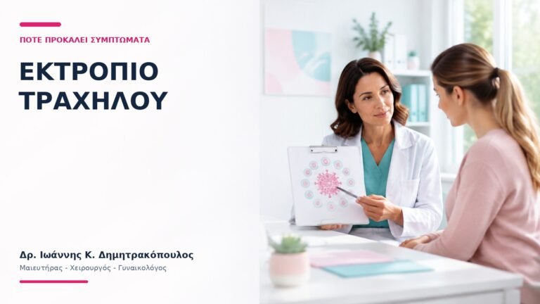 Εκτρόπιο Τραχήλου: Πότε Προκαλεί Συμπτώματα; - Δρ. Ιωάννης Κ. Δημητρακόπουλος