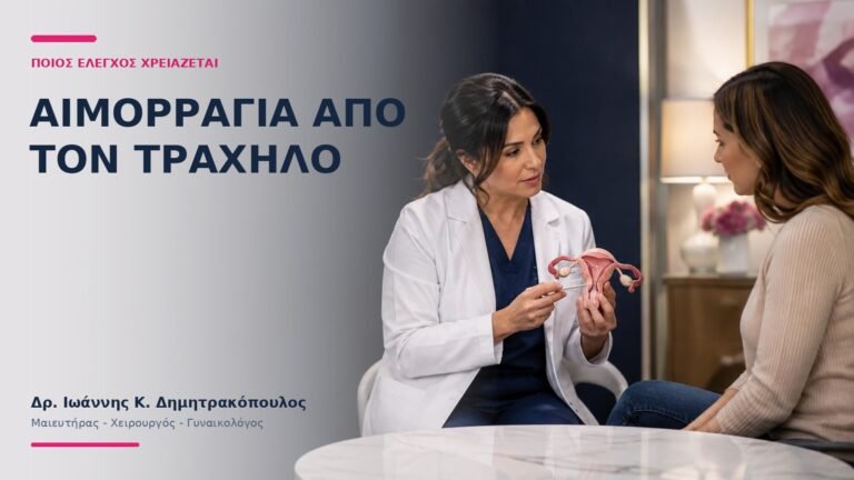Αιμορραγία από τον Τράχηλο: Ποιος Έλεγχος Χρειάζεται; - Δρ. Ιωάννης Κ. Δημητρακόπουλος