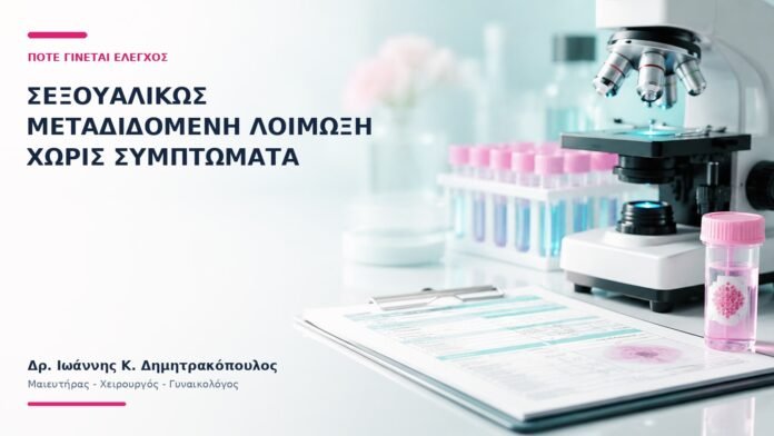 Σεξουαλικώς Μεταδιδόμενη Λοίμωξη χωρίς Συμπτώματα: Πότε Γίνεται Έλεγχος; - Δρ. Ιωάννης Κ. Δημητρακόπουλος