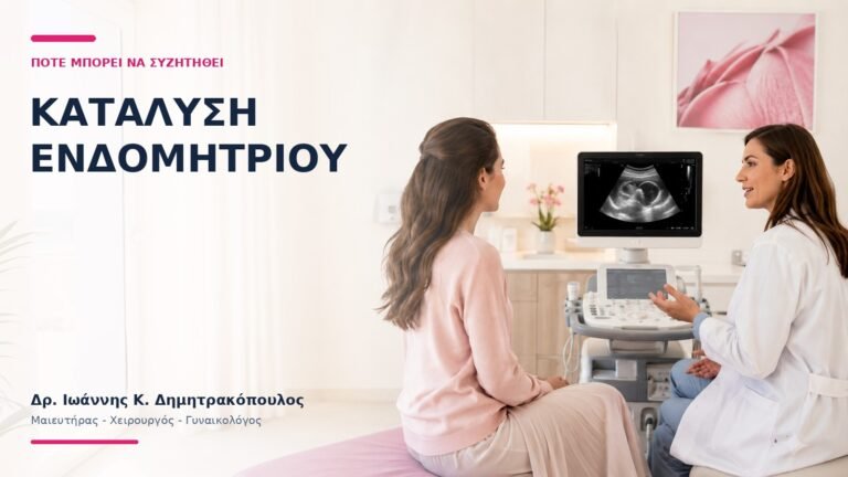 Κατάλυση Ενδομητρίου: Πότε Μπορεί να Συζητηθεί; - Δρ. Ιωάννης Κ. Δημητρακόπουλος