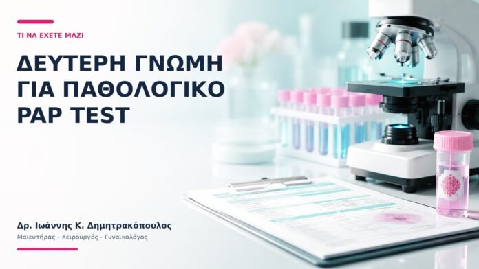 Δεύτερη Γνώμη για Παθολογικό Pap Test: Τι να Έχετε Μαζί; Δεύτερη Γνώμη για Παθολογικό Pap Test: Τι να Έχετε Μαζί; - Δρ. Ιωάννης Κ. Δημητρακόπουλος