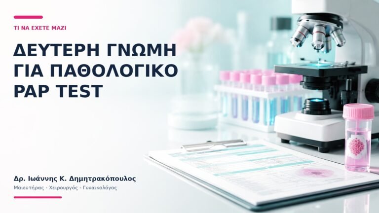 Δεύτερη Γνώμη για Παθολογικό Pap Test: Τι να Έχετε Μαζί; - Δρ. Ιωάννης Κ. Δημητρακόπουλος
