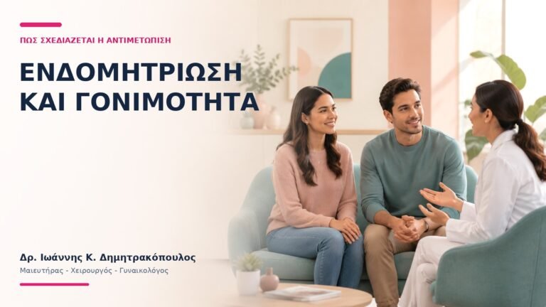 Ενδομητρίωση και Γονιμότητα: Πώς Σχεδιάζεται η Αντιμετώπιση; - Δρ. Ιωάννης Κ. Δημητρακόπουλος