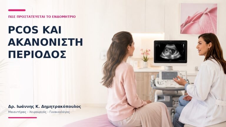 PCOS και Ακανόνιστη Περίοδος: Πώς Προστατεύεται το Ενδομήτριο; - Δρ. Ιωάννης Κ. Δημητρακόπουλος