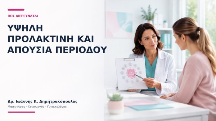 Υψηλή Προλακτίνη και Απουσία Περιόδου: Πώς Διερευνάται; Υψηλή Προλακτίνη και Απουσία Περιόδου: Πώς Διερευνάται; - Δρ. Ιωάννης Κ. Δημητρακόπουλος