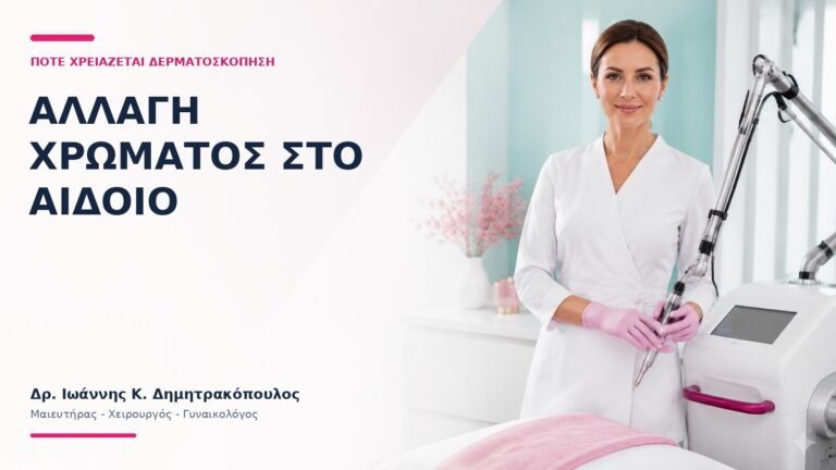 Αλλαγή Χρώματος στο Αιδοίο: Πότε Χρειάζεται Δερματοσκόπηση; - Δρ. Ιωάννης Κ. Δημητρακόπουλος