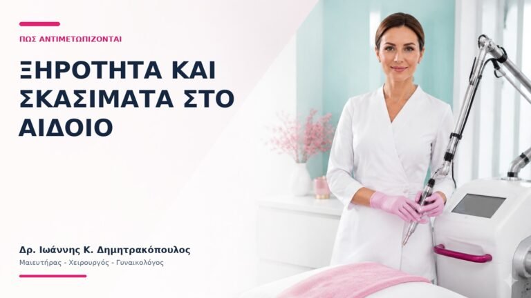 Ξηρότητα και Σκασίματα στο Αιδοίο: Πώς Αντιμετωπίζονται; - Δρ. Ιωάννης Κ. Δημητρακόπουλος