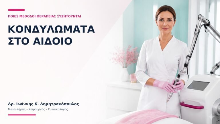 Κονδυλώματα στο Αιδοίο: Ποιες Μέθοδοι Θεραπείας Συζητούνται; - Δρ. Ιωάννης Κ. Δημητρακόπουλος