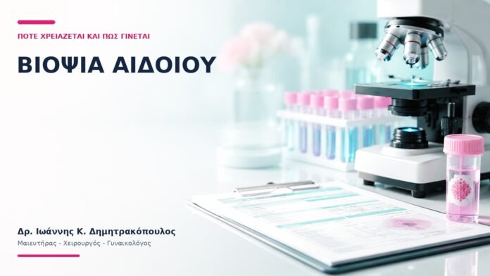 Βιοψία Αιδοίου: Πότε Χρειάζεται και Πώς Γίνεται; Βιοψία Αιδοίου: Πότε Χρειάζεται και Πώς Γίνεται; - Δρ. Ιωάννης Κ. Δημητρακόπουλος