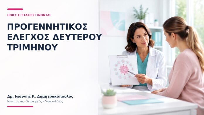 Προγεννητικός Έλεγχος Δεύτερου Τριμήνου: Ποιες Εξετάσεις Γίνονται; Προγεννητικός Έλεγχος Δεύτερου Τριμήνου: Ποιες Εξετάσεις Γίνονται; - Δρ. Ιωάννης Κ. Δημητρακόπουλος