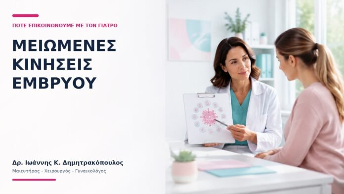 Μειωμένες Κινήσεις Εμβρύου: Πότε Επικοινωνούμε με τον Γιατρό; Μειωμένες Κινήσεις Εμβρύου: Πότε Επικοινωνούμε με τον Γιατρό; - Δρ. Ιωάννης Κ. Δημητρακόπουλος