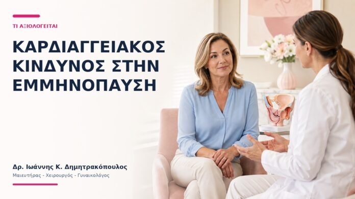 Καρδιαγγειακός Κίνδυνος στην Εμμηνόπαυση: Τι Αξιολογείται; Καρδιαγγειακός Κίνδυνος στην Εμμηνόπαυση: Τι Αξιολογείται; - Δρ. Ιωάννης Κ. Δημητρακόπουλος