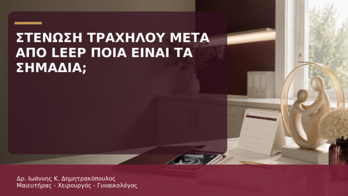 Στένωση Τραχήλου μετά από LEEP ή Κωνοειδή Εκτομή: Ποια Είναι τα Σημάδια; Στένωση Τραχήλου μετά από LEEP ή Κωνοειδή Εκτομή: Ποια Είναι τα Σημάδια; - Δρ. Ιωάννης Κ. Δημητρακόπουλος