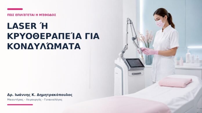 Laser ή Κρυοθεραπεία για Κονδυλώματα: Πώς Επιλέγεται η Μέθοδος; Laser ή Κρυοθεραπεία για Κονδυλώματα: Πώς Επιλέγεται η Μέθοδος;