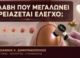 Βλάβη που Μεγαλώνει Γρήγορα: Είναι Πιθανό Κονδύλωμα; Βλάβη που Μεγαλώνει Γρήγορα: Είναι Πιθανό Κονδύλωμα; - Δρ. Ιωάννης Κ. Δημητρακόπουλος