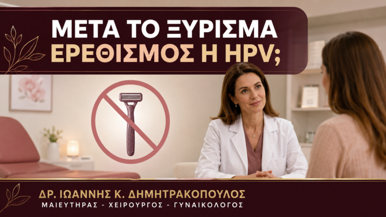 Κοκκινίλα και Σπυράκια μετά το Ξύρισμα: Πότε Δεν Μοιάζουν με HPV; - Δρ. Ιωάννης Κ. Δημητρακόπουλος