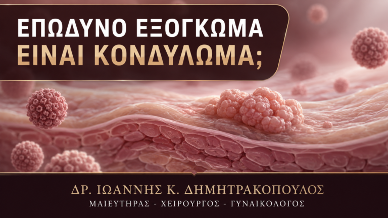 Επώδυνο Εξόγκωμα κάτω από το Δέρμα: Γιατί Δεν Ταιριάζει Συνήθως με Κονδύλωμα; - Δρ. Ιωάννης Κ. Δημητρακόπουλος