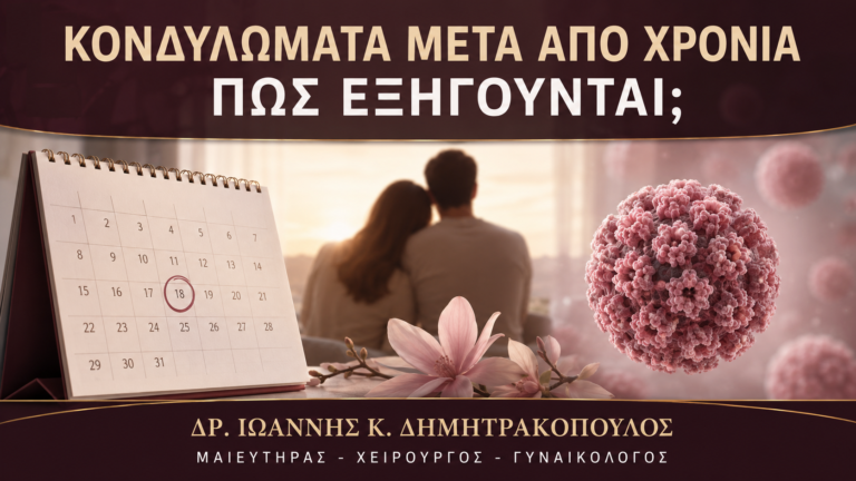 Κονδυλώματα μετά από Χρόνια Σχέση: Πώς Εξηγούνται; - Δρ. Ιωάννης Κ. Δημητρακόπουλος