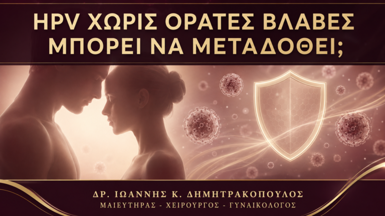 Μεταδίδεται ο HPV όταν Δεν Υπάρχουν Ορατές Βλάβες; - Δρ. Ιωάννης Κ. Δημητρακόπουλος