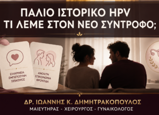 Παλιό Ιστορικό HPV: Πότε Χρειάζεται Ενημέρωση Νέου Συντρόφου; - Δρ. Ιωάννης Κ. Δημητρακόπουλος